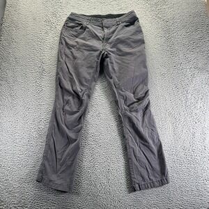 Swiss Tech Pant Mens 32x32 Gray Cotton Straight Utility Workwear Hiking Gorpcore
